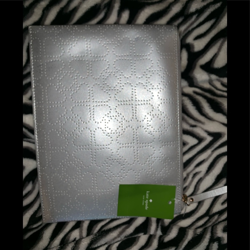 Brand new KATE SPADE large zippered clutch bag